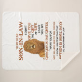 Sehr geehrter Schwiegersohn, ich habe dir nicht da Sherpadecke (Vorderseite (Horizontal))