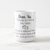 Sehr geehrter Sis Coffee Tasse (Mittel)