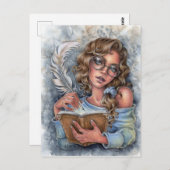 Sehr geehrter Tagebuch Postkarte (Vorne/Hinten)