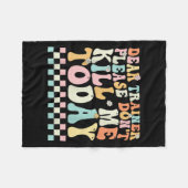 Sehr geehrter Trainer, bitte tötet mich nicht an d Fleecedecke (Vorderseite (Horizontal))