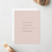 Sehr geehrter Valentine Mitteilungskarte (Vorderseite/Rückseite Beispiel)