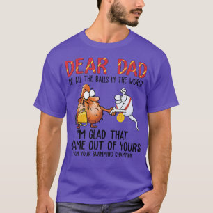 Sehr geehrter Vater aller Bälle am Welt-Vatertag T-Shirt