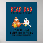 Sehr geehrter Vater aller Balls in der Welt, ich b Poster (Vorne)