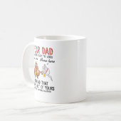 Sehr geehrter Vater aller Kugeln in der Welt Shirt Kaffeetasse (Vorderseite Links)