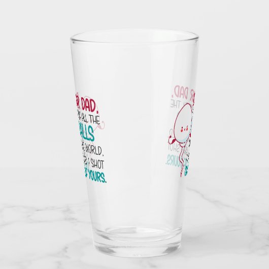 Sehr geehrter Vater, aus allen Balls der Welt Glas (Links)