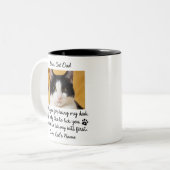 Sehr geehrter Vater, danke, dass du mein Vater bis Zweifarbige Tasse (Vorderseite Links)