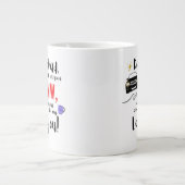 Sehr geehrter Vater und BMW Jumbo-Tasse (Vorderseite)