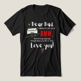 Sehr geehrter Vater und BMW Tri-Blend Shirt