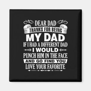 Sehr geehrter Vater Vater &#; Weihnachten am Tag d Magnet