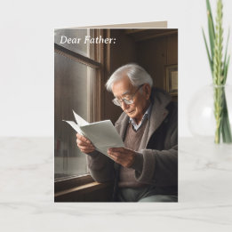 Sehr geehrter Vater: Von einer Fernkarte des Vater Feiertagskarte
