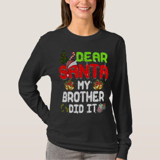 Sehr geehrter Weihnachtsbruder hat es lustige Weih T-Shirt
