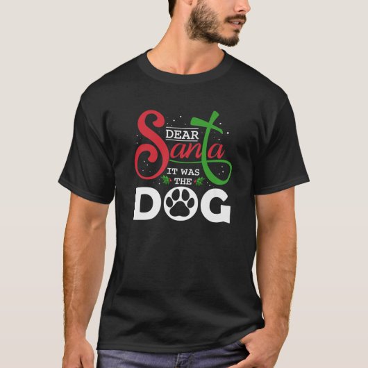 Sehr geehrter Weihnachtsmann, es war Hunde Hausbes T-Shirt (Vorderseite)