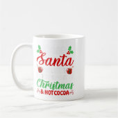 Sehr geehrter Weihnachtsmann glaubt an Weihnachten Kaffeetasse (Links)