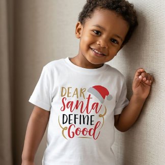 Sehr geehrter Weihnachtsmann. Gute Weihnachten def T-Shirt