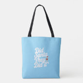 Sehr geehrter Weihnachtsmann hat es getan Digital  Tasche (Rückseite)