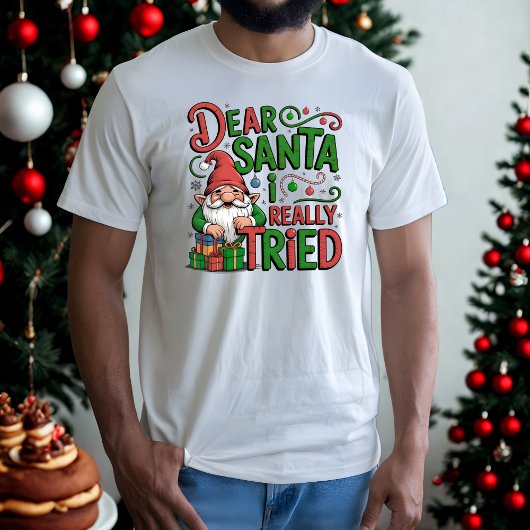 Sehr geehrter Weihnachtsmann I wirklich versucht F T-Shirt