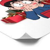 Sehr geehrter Weihnachtsmann, ich kann schuldiges  Poster (Ecke)