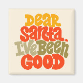 Sehr geehrter Weihnachtsmann - ich war ein gutes D Magnet (Vorne)