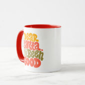 Sehr geehrter Weihnachtsmann - ich war ein gutes D Tasse (Vorderseite Links)