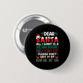 Sehr geehrter Weihnachtsmann, ich Wollte nur ein f Button (Vorne & Hinten)