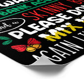 Sehr geehrter Weihnachtsmann, ich Wollte nur ein f Poster (Ecke)