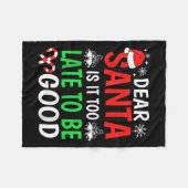 Sehr geehrter Weihnachtsmann, ist es zu spät, um e Fleecedecke (Vorderseite (Horizontal))
