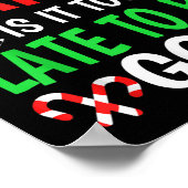 Sehr geehrter Weihnachtsmann, ist es zu spät, um e Poster (Ecke)