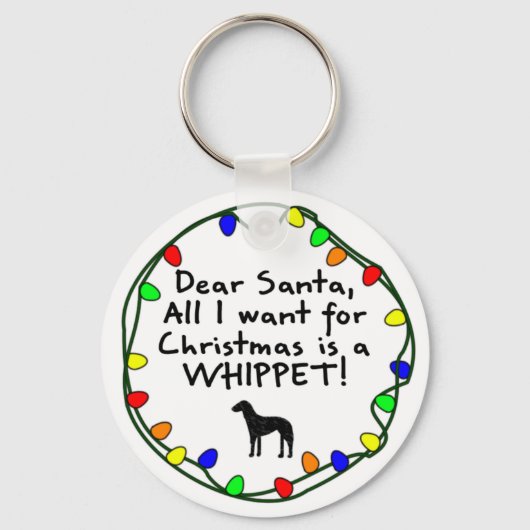 Sehr geehrter Weihnachtsmann Schlüsselanhänger (Vorderseite)