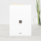 Sehr geehrtes Baby von der Mama zu sein Karte (Rückseite)