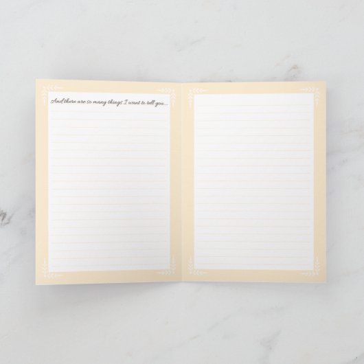 Sehr geehrtes Baby von der Mama zu sein Karte (Innenseite)