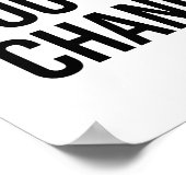 Sehr geehrtes Klima, Sie haben den Wandel - Pro-Sc Poster (Ecke)