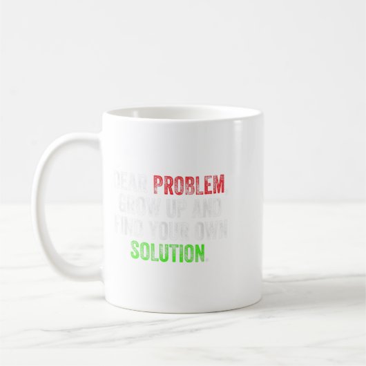 Sehr geehrtes Problem, erwachsen und finden Sie Ih Kaffeetasse (Links)