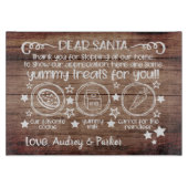 Sehr geehrtes Santa Serviertablett Schneidebrett (Vorderseite)