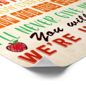 Sehr geehrtes Studentenposter Poster (Ecke)