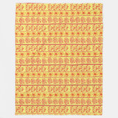 Sehr gelbe Fleecedecke (Vorderseite)