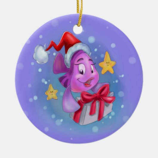 Sehr Gelica Weihnachten Keramikornament (Vorne)