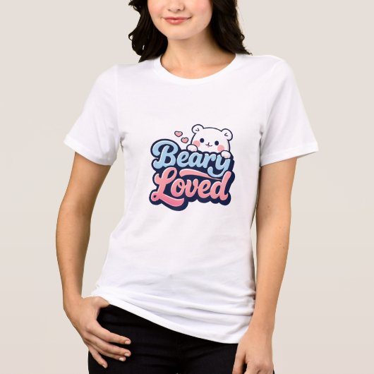 Sehr geliebt Tri-Blend shirt (Vorderseite)