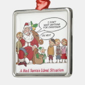 Sehr Gemeine Santa Ideal Situation Fantastisch Ornament Aus Metall (Links)