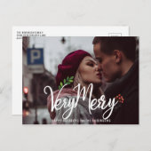 Sehr gemütlicher Urlaub elegant Feiertagspostkarte (Vorne/Hinten)