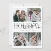 Sehr gepflegtes, frisch gezogenes Multi-Foto Weiß Feiertagskarte (Vorderseite)