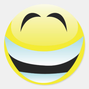 SEHR GLÜCK RUNDER AUFKLEBER