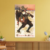 Sehr glücklich Türkei Hunter Leinwanddruck (Insitu (Wohnzimmer))