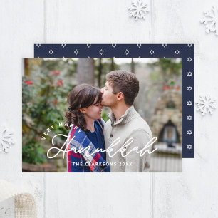 Sehr glückliche Hanukkah-Karte Feiertagskarte