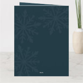 Sehr glückliche Weihnachten Capybara Weihnachten Karte (Rückseite)