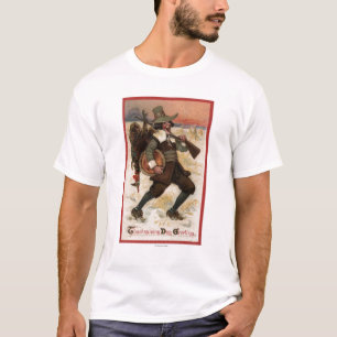 Sehr glücklicher die Türkei-Jäger T-Shirt