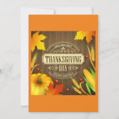 Sehr glücklicher Erntedanktag Einladung (Vorderseite)