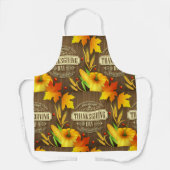 Sehr glücklicher Erntedanktag Schürze (Vorderseite)