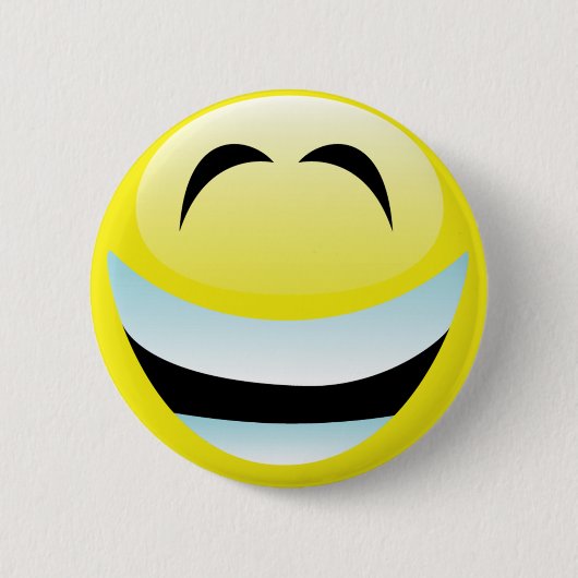SEHR GLÜCKLICHES GESICHT BUTTON (Vorderseite)