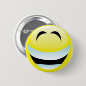 SEHR GLÜCKLICHES GESICHT BUTTON (Vorne & Hinten)