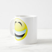 SEHR GLÜCKLICHES GESICHT KAFFEETASSE (Vorderseite Links)